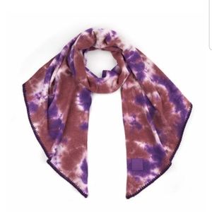 *C.C.Beanie Tie Dye Scarf Iris/Wild Ginger